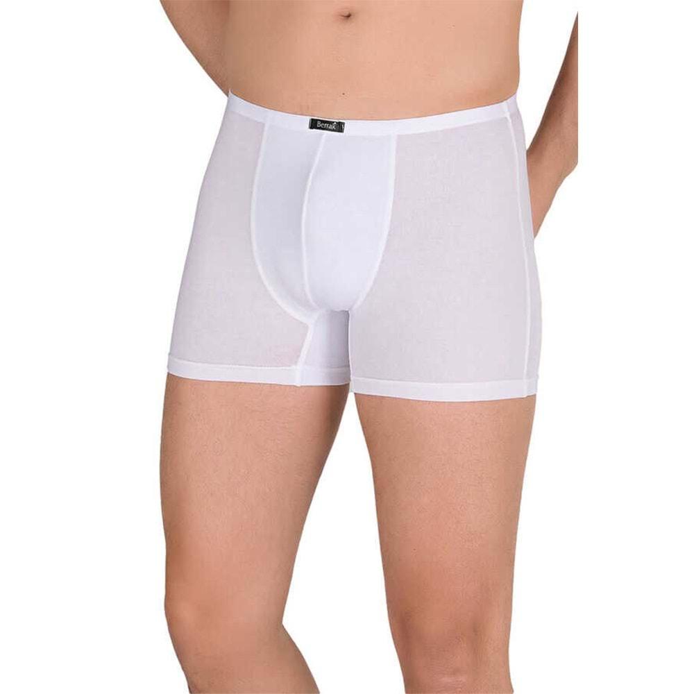 Berrak İç Giyim 4488 Erkek Modal Boxer Şort - Beyaz