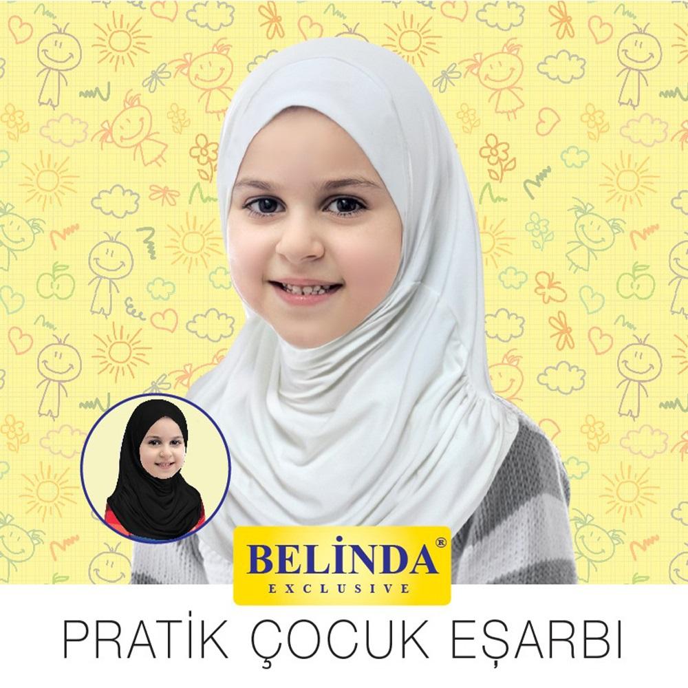 Belinda Pratik Çocuk Eşarbı 9-15 Yaş