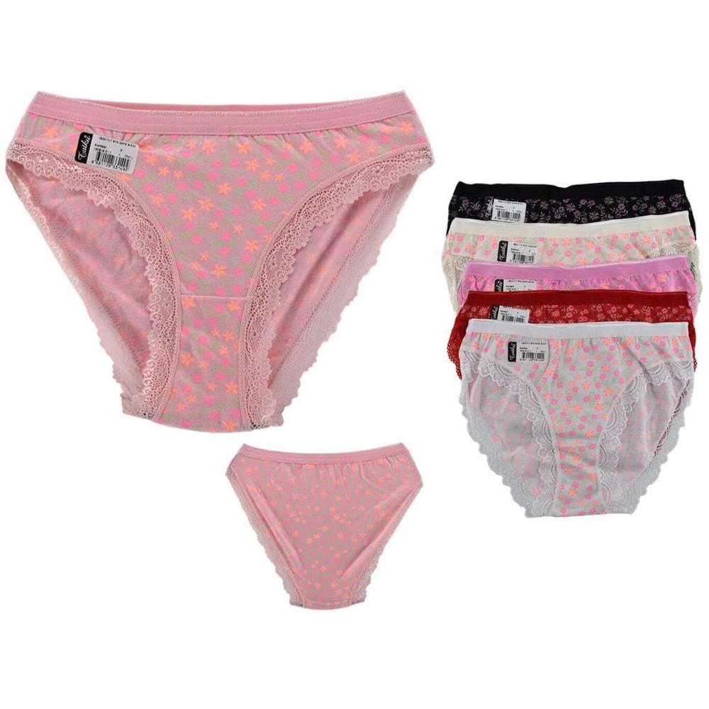 Tutku 0522 Bayan Gaye Bikini - Karışık Renk