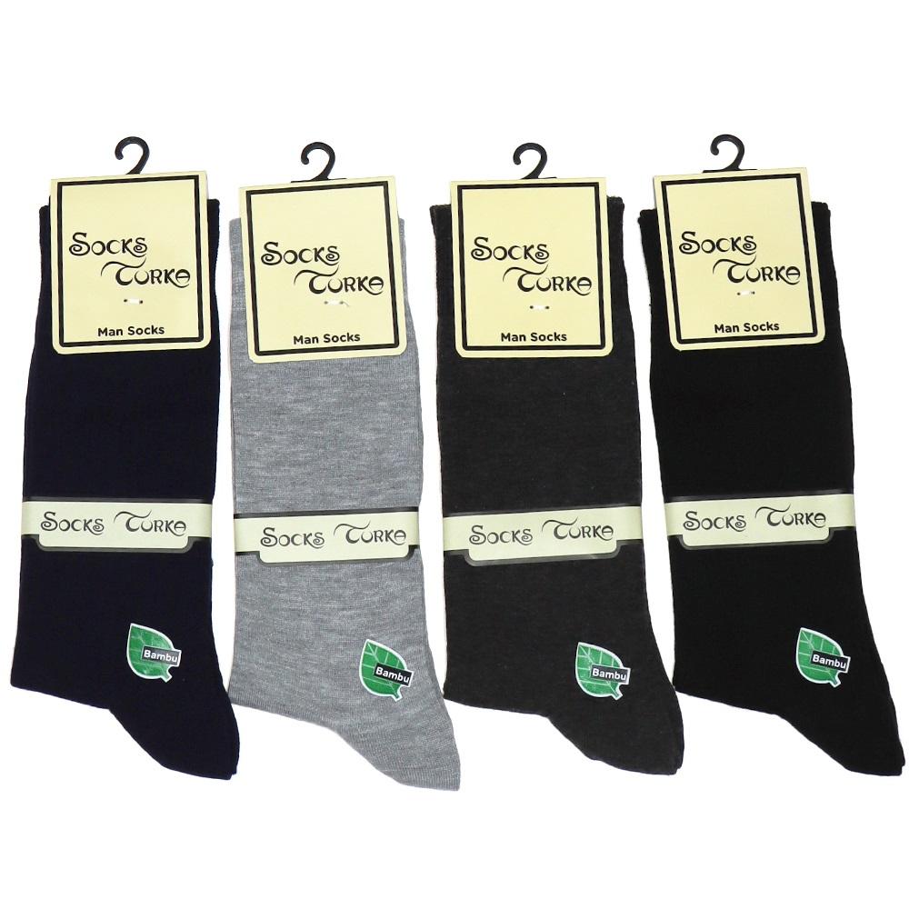 Socks Turka Erkek Komet Likralı Bambu Dikişsiz Soket Çorap