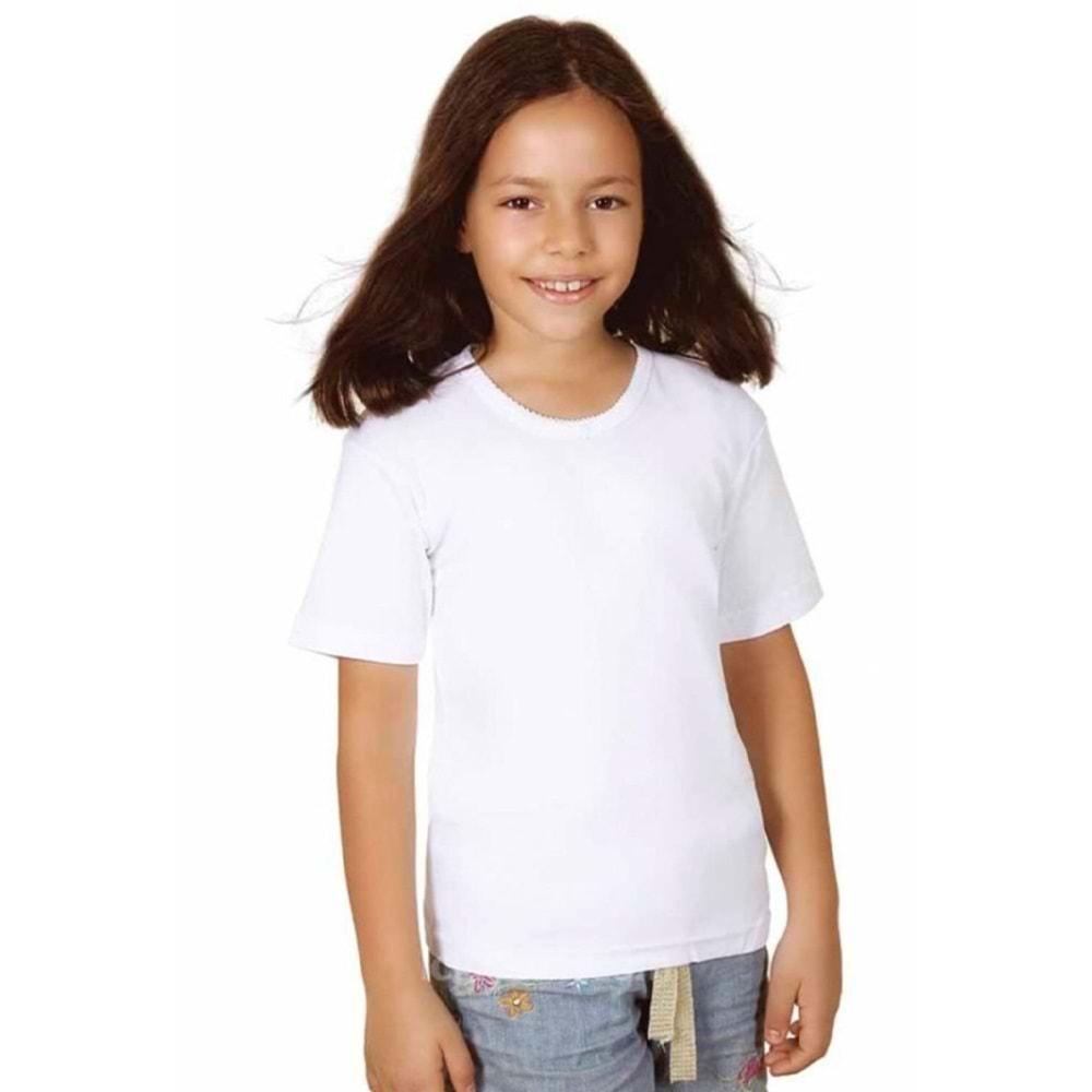 Gümüş 3029 Kız Çocuk Kollu Atlet - Beyaz - 5