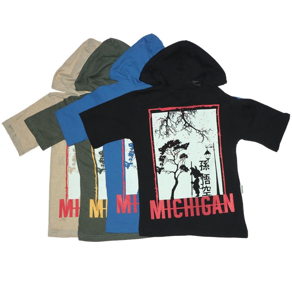 Nirvana 372 Mıc Hıcan Baskılı Erkek Çocuk Sweatshirt Tişört 13-16 Yaş - Siyah - 13-16 YAŞ