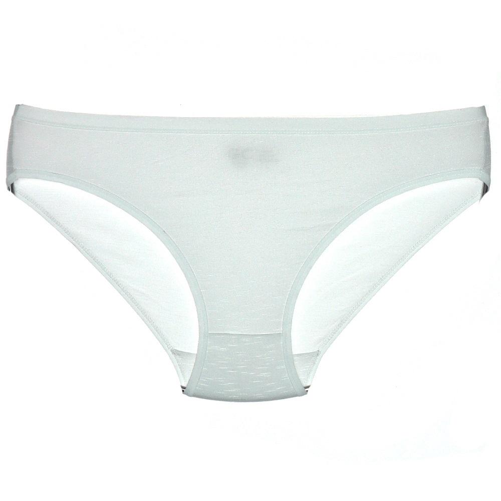 G Ç Collection Bayan Likralı Nefes Alan Doku Bato Külot - Beyaz - XL