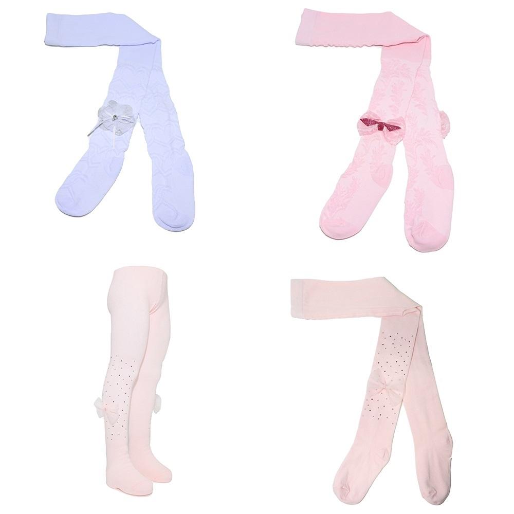 Ekinoks Çocuk Aksesuarlı Külotlu Çorap - Karışık Renk - 9-10 YAŞ