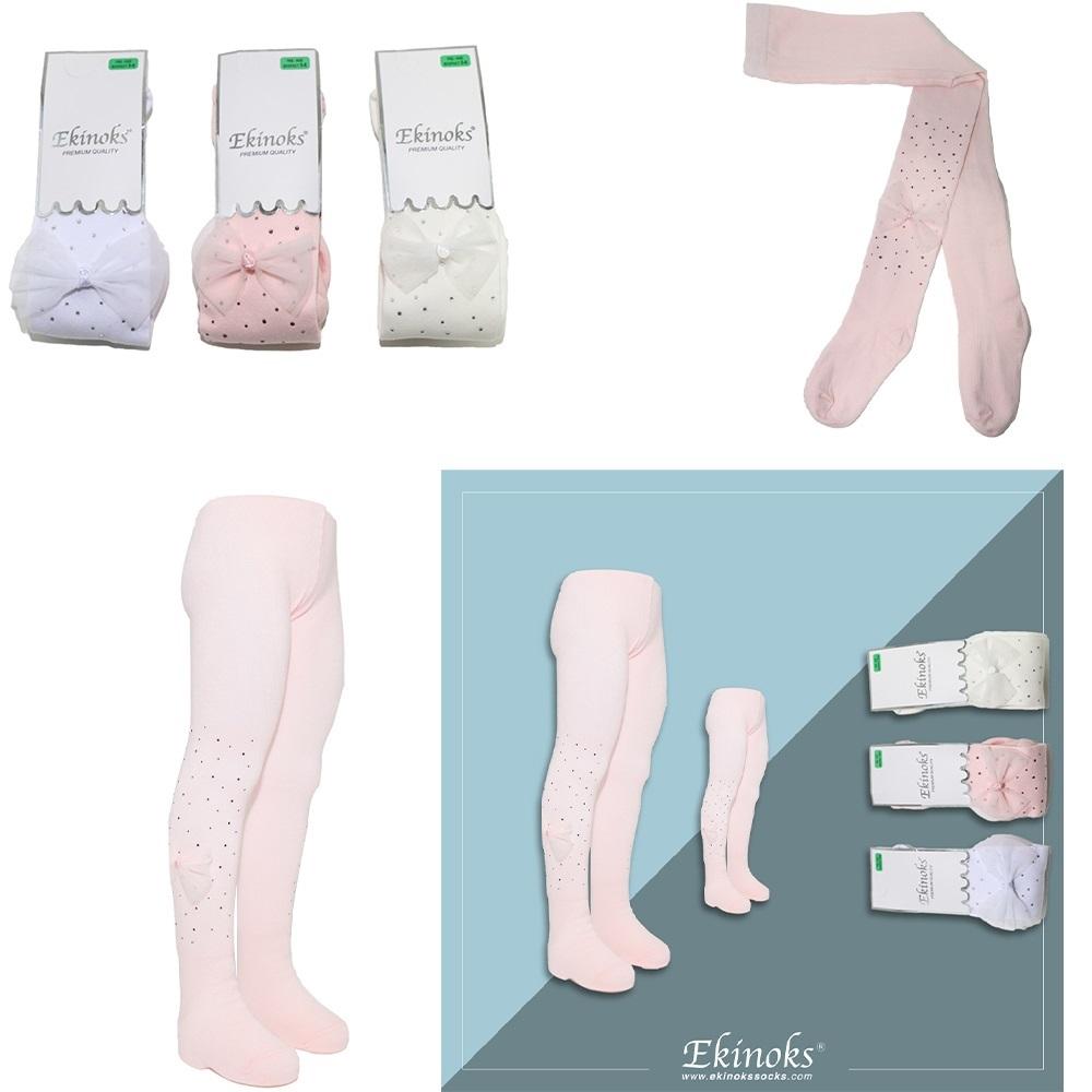 Ekinoks Çocuk Taşlı Külotlu Çorap - Karışık Renk - 13 YAŞ