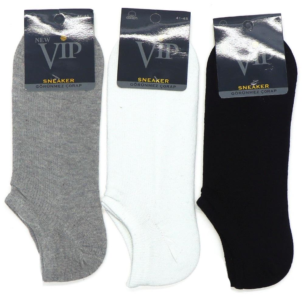 Vip 421 Erkek Likralı Görünmez Sneakers Çorap