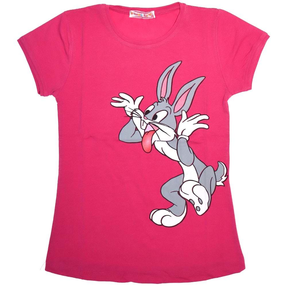 Fındık Kız Kız Çocuk Bugs Bunny Baskılı Tişört 12-15 Yaş