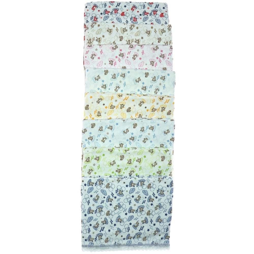 Karaca Bebe Sweatshirt Baby Ayı Baskılı Kenar Fistolu Penye Kundak 0-1 Yaş - Turkuaz - 0-1 YAŞ