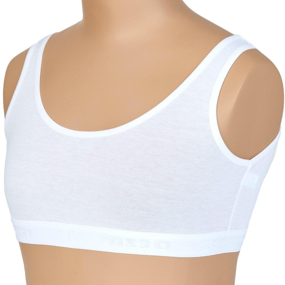 Dondeza 413 Düz Kalın Askı Büstiyer - Beyaz - L-XL