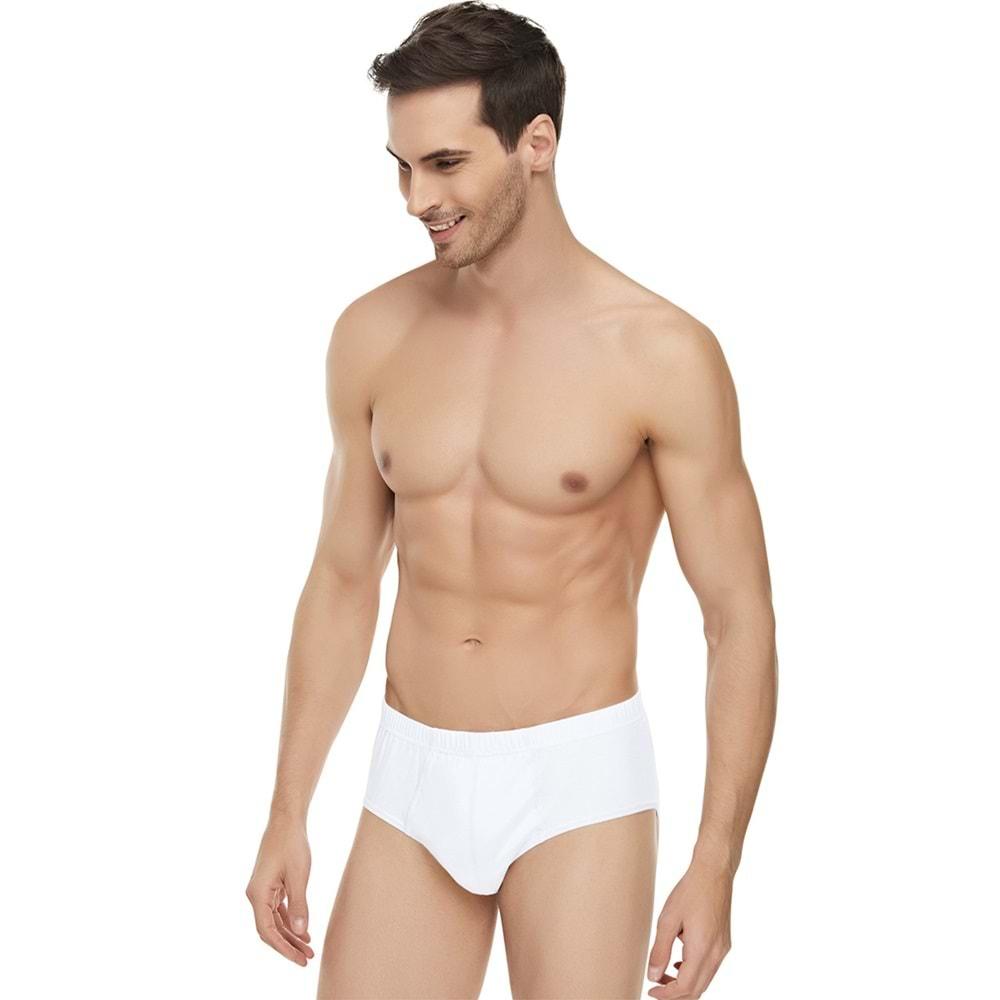 Tutku Elit 1071 Erkek Kom Slip Külot - Beyaz - 1