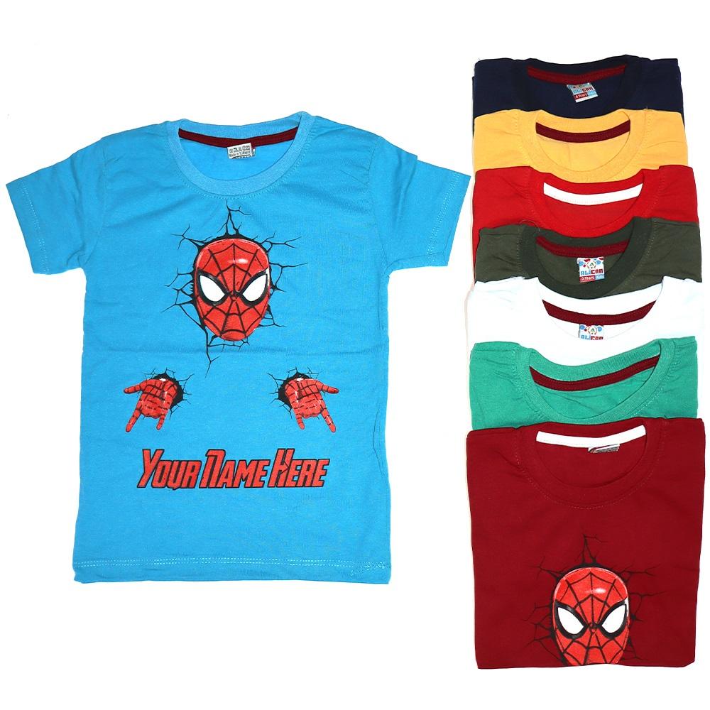 Alican 30076 Erkek Çocuk Spiderman Baskılı Tişört 1-6 Yaş