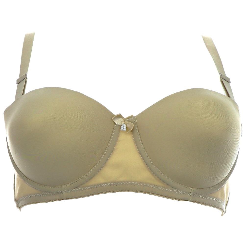 Ked Lingerie 202 Bayan Dolgusuz Straplez Sütyen 75-95