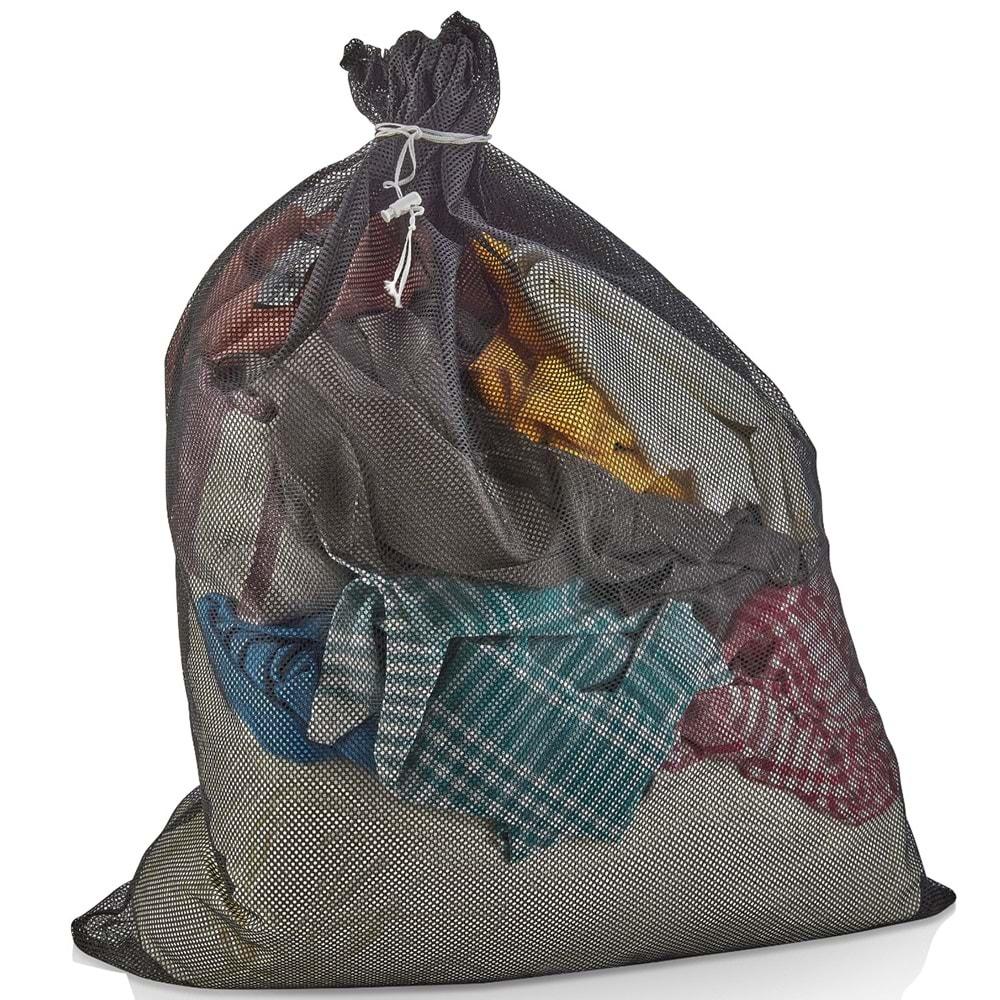 Yuvalin Çok Amaçlı Ağzı Büzgülü Çamaşır Yıkama Filesi Küçük Boy 35x45cm