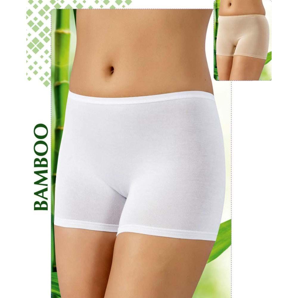G Ç Collection Bayan Bambu Likralı Boxer Külot - Ten - L-XL
