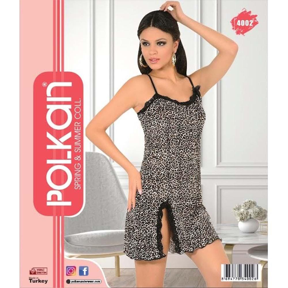 Polkan 4002 Leopar Tunik Gecelik