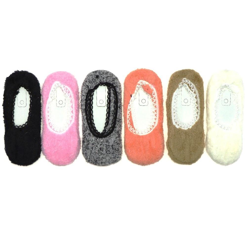 G.D.M Kız Çocuk Peluş Uyku Babet Çorap