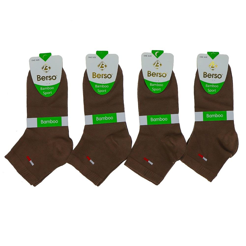 Berso 0701 Erkek Bambu Likralı Patik Çorap