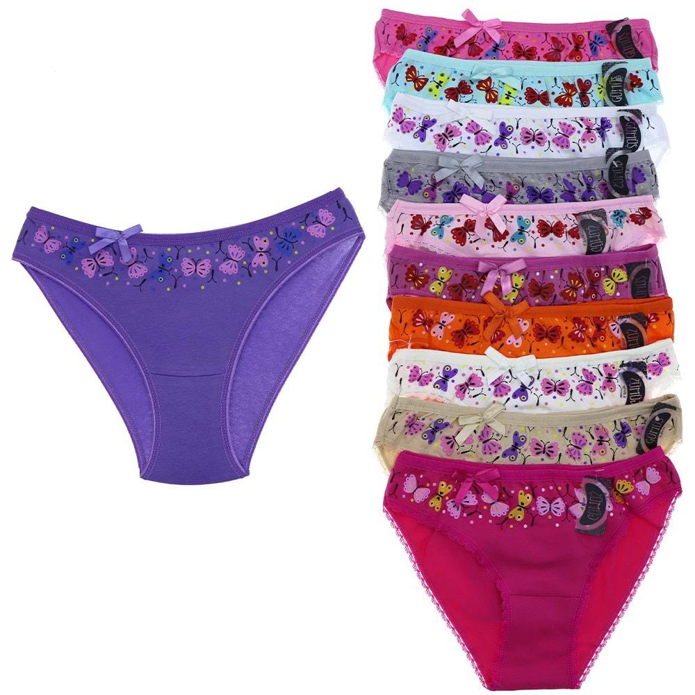 Gümüş 5001 Bayan Düz Bikini (675)