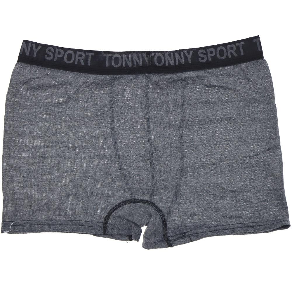 Tonny Sport Erkek Düz Likralı Boxer