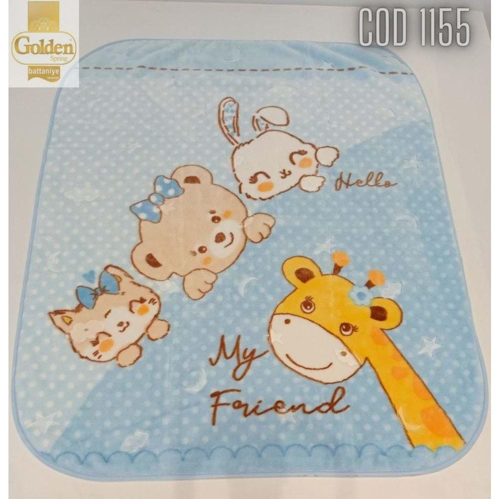 İlkcemre Bebe Micro Soft Desenli Battaniye 0-1 Yaş