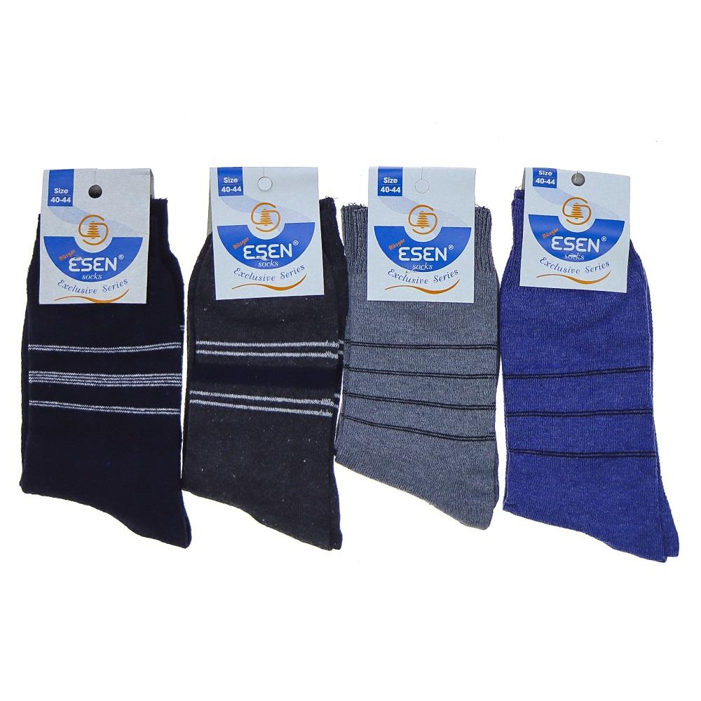 Esen Socks Erkek Likralı Çemberli Soket Çorap