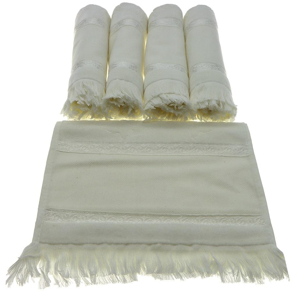 Yoncagül Püsküllü Kadife Etamin 30x50 cm Mutfak Havlusu