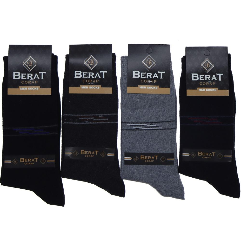 Berat Erkek Likralı Mevsimlik Soket Çorap