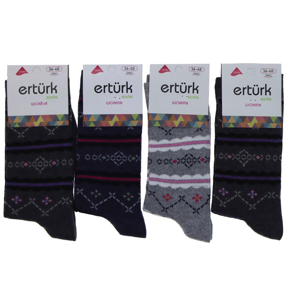 Ertürk Bayan Likralı Mevsimlik Soket Çorap