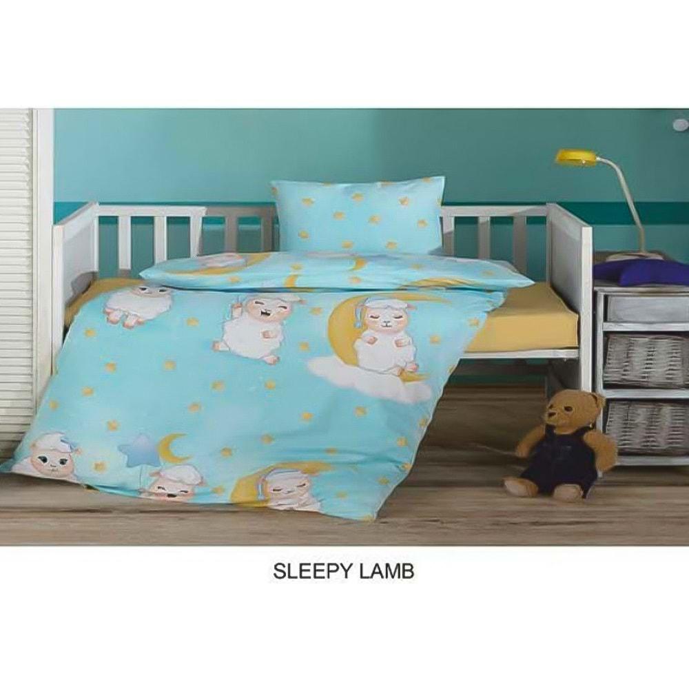 Brillant 43107 Erkek Bebek Sleepy Lamb Desenli Nevresim Takımı