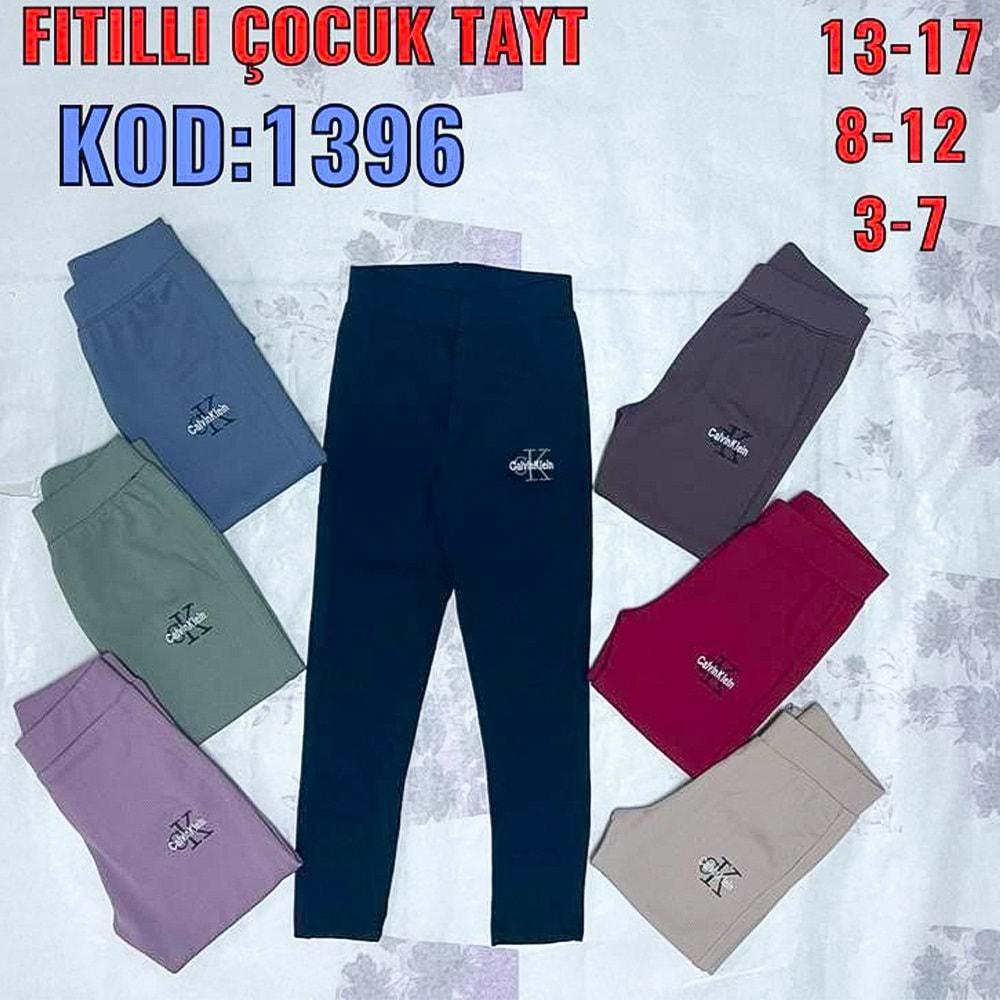 Yılmazcan ÇT1396-1 Kız Çocuk Fitilli Calvin Klein Nak Tayt 3-7 Yaş