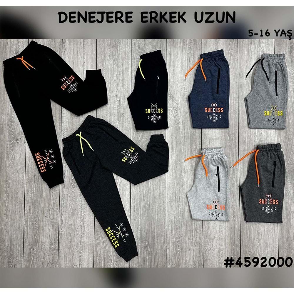 Uçar 538-2000-1 Erkek Çocuk Success Bas Denejere Eşofman Altı 5-8 Yaş