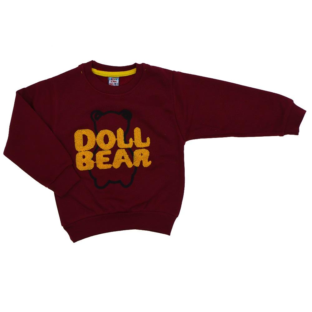 Keskincan Erkek Çocuk Doll Bear Nakışlı 2 İplik Sweat 8-12 Yaş