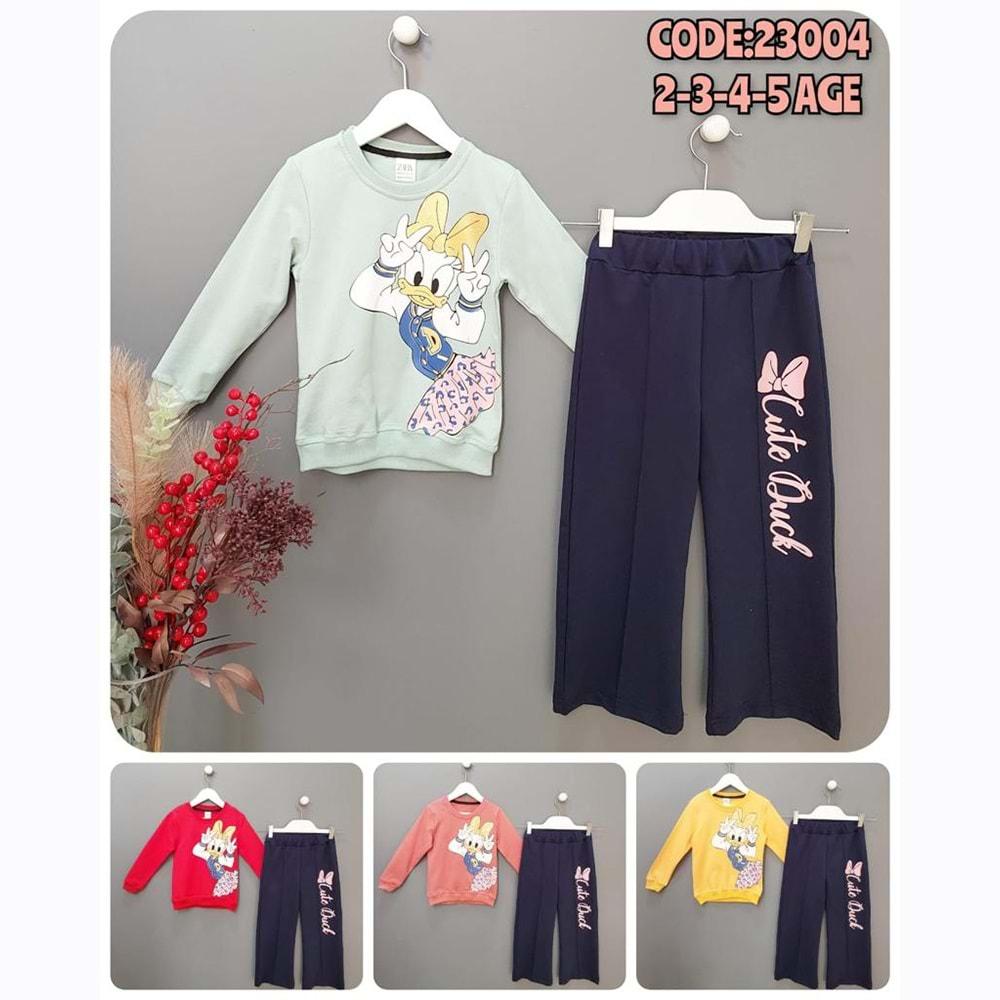 Zara Kıds Kız Çocuk Cute Daisy Duck Baskılı Takım 2-5 Yaş