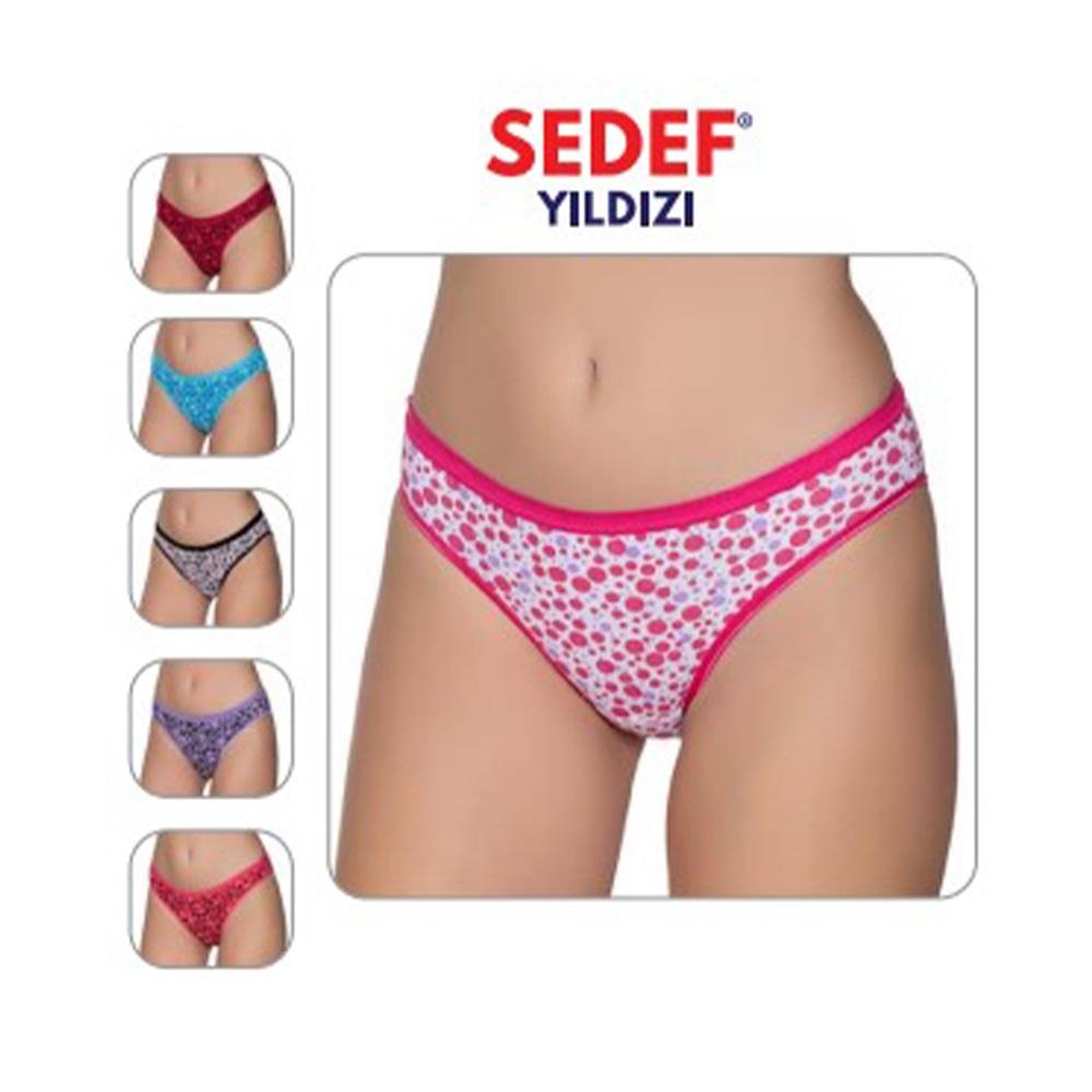 Sedef Yıldızı 1065 Bayan Büyük Puanlı Likralı Bikini Külot