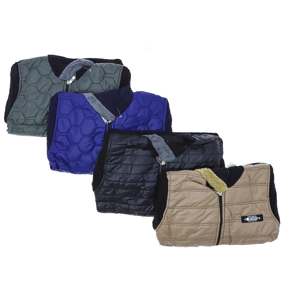 Efecan Erkek Çocuk Düz Sport Armalı Nakışlı Fermuarlı Triko Örme Kapşonlu Hırka Sweat 5-10 Yaş