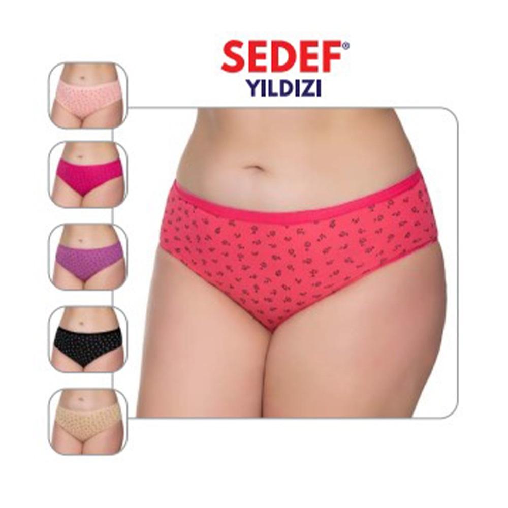 Sedef Yıldız 1059 Bayan Çiçek Baskılı Bato