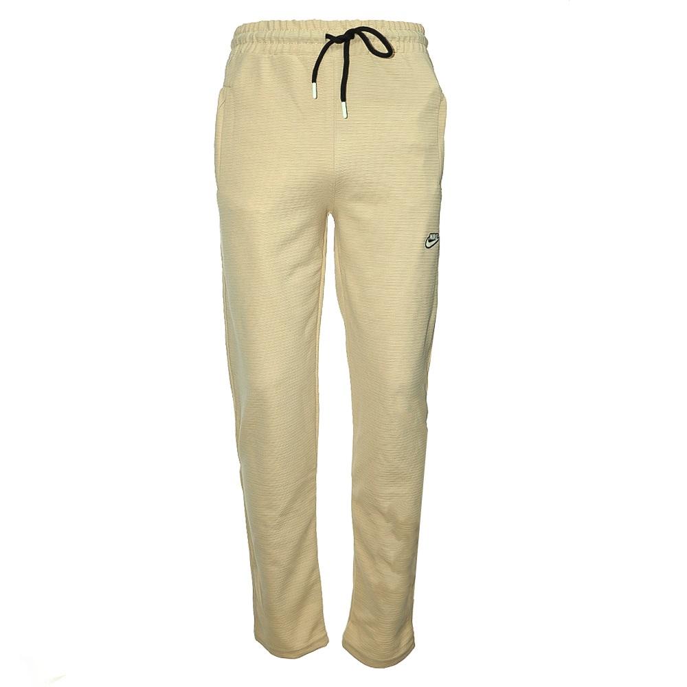 MMS 401 Erkek Ottoman Flotalı Fermuar Cepli Nike Bas Düz Paça Eşofman Alt S-2XL