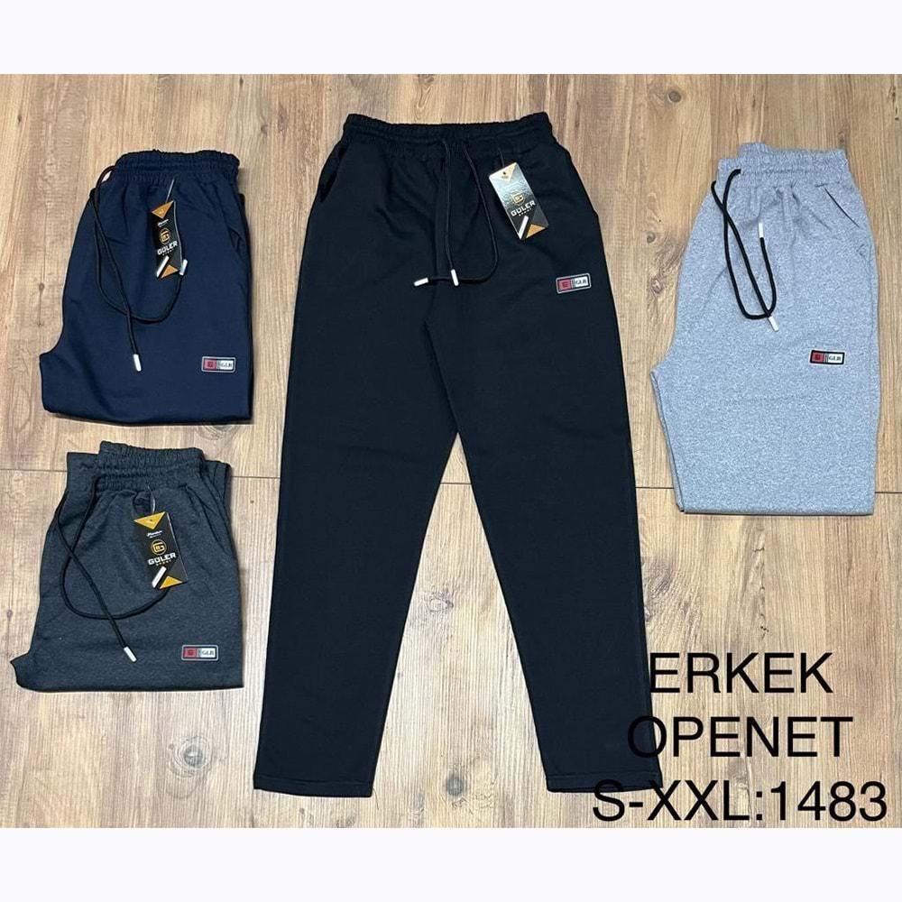 Güler 1483 Erkek Opnd Paça Resme Glr Enj Bas Eşofman Alt S-XXL