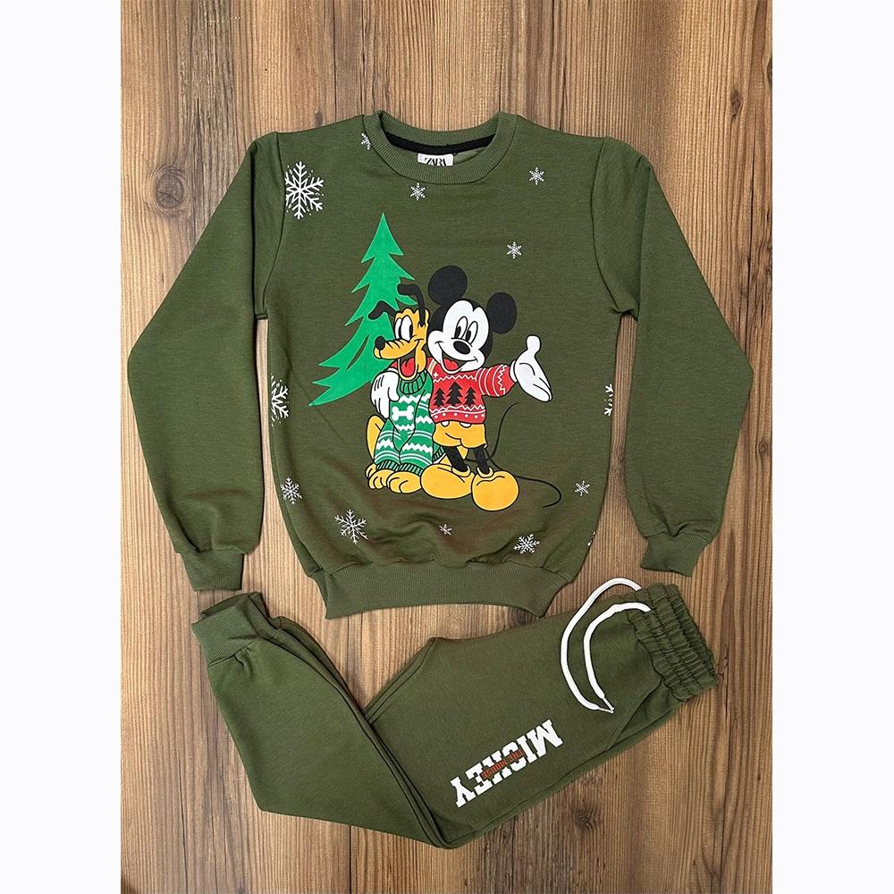 Zara Erkek Çocuk Penye Mickey Mouse Baskılı Takım 7-10 Yaş