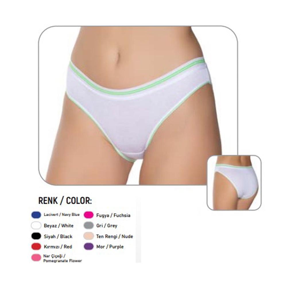 Gümüş 5001 Bayan Düz Bikini (636)