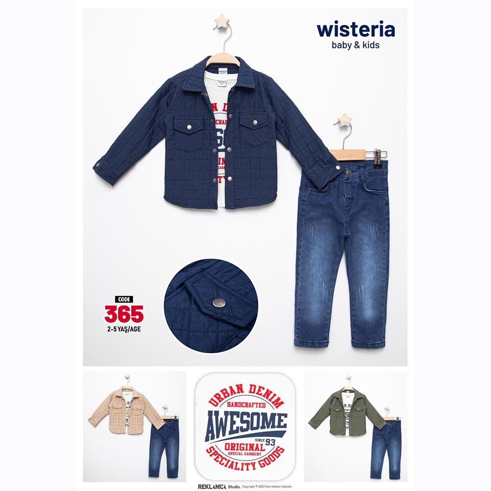 Wisteria Baby 365 Erkek Çocuk 3 Lü Ceket Takım 2-5 Yaş