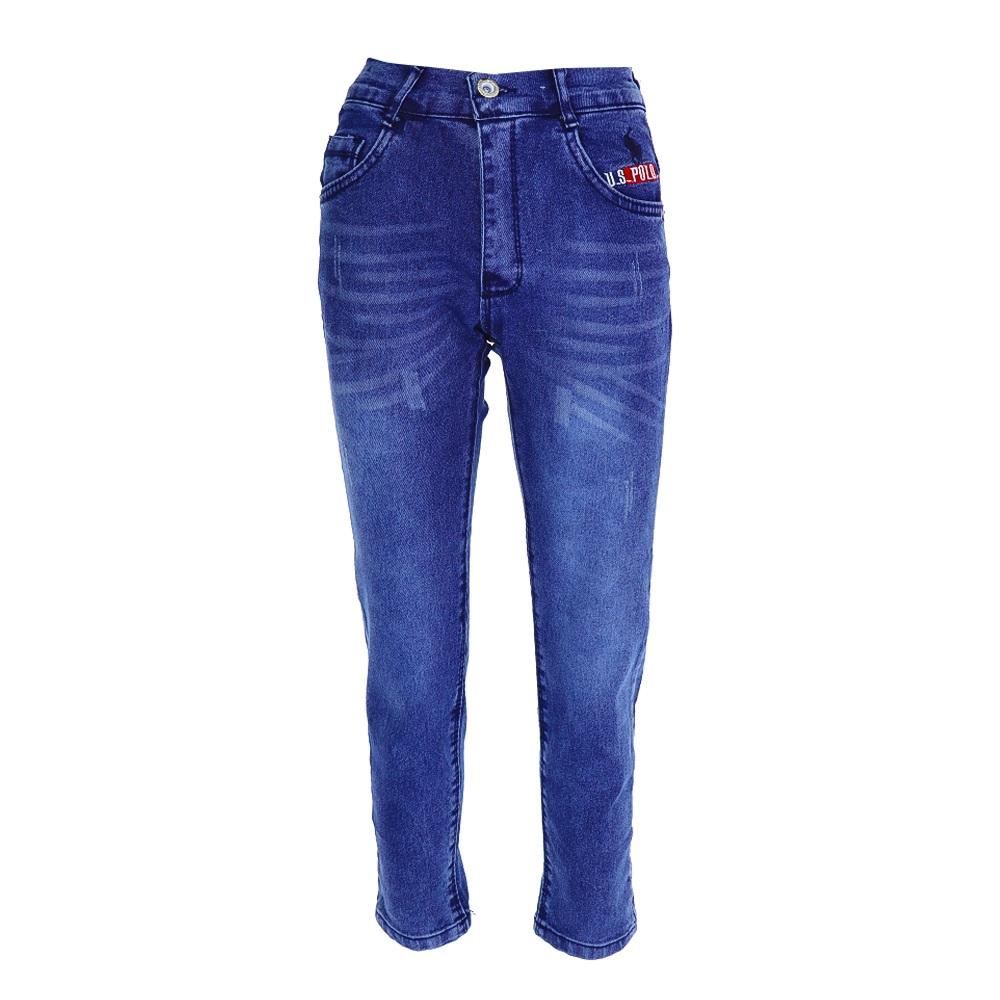 Polo Jeans 5010 Erkek Çocuk Klasik Randum Bıyık Yıkama Gez Kot Pantolon 13-17 Yaş