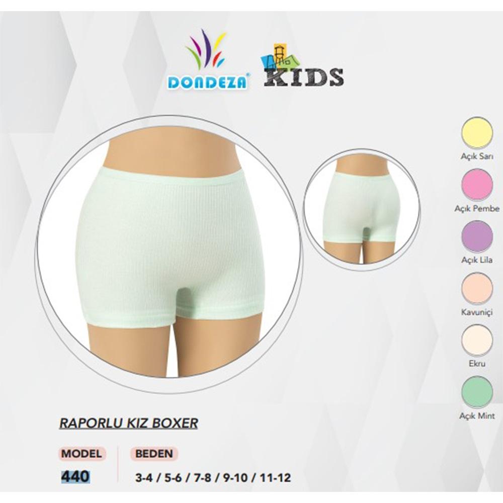 Dondeza 440 Kız Çocuk Raporlu Boxer