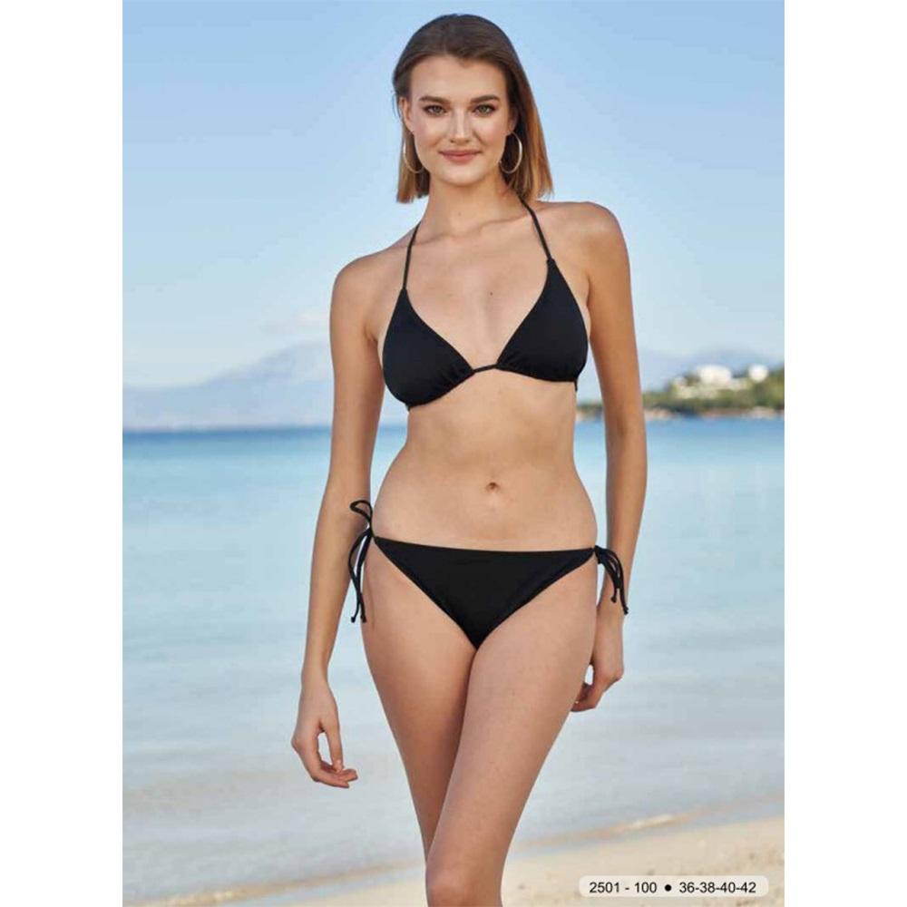 Estiva 2501 100 Bayan Düz Üçgen Bikini S-XL