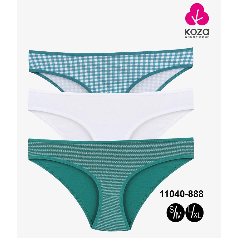 Koza 11040-888 Bayan 3 Lü Slip Bikini