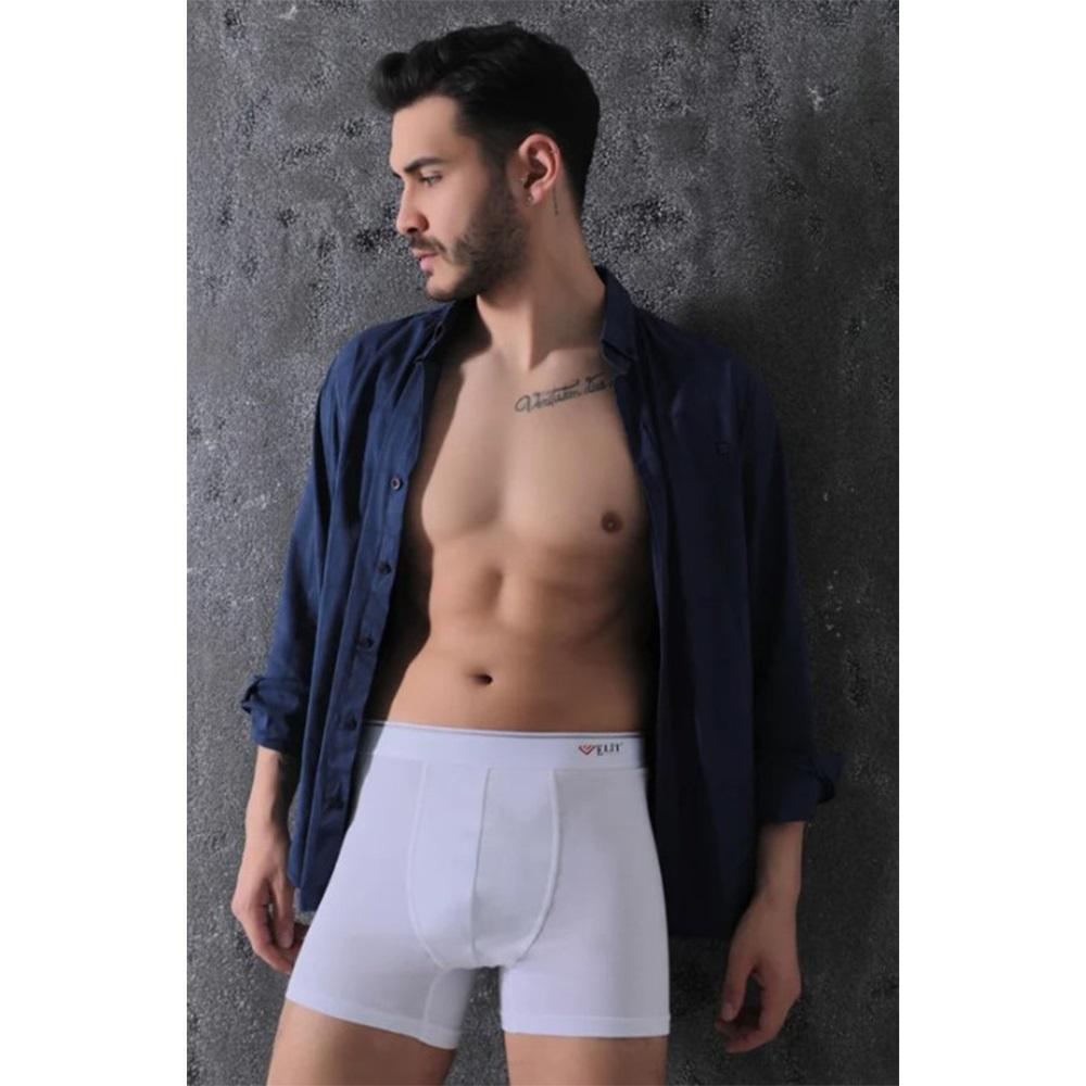 Elit Zümrüt Erkek Likralı Boxer S-2XL