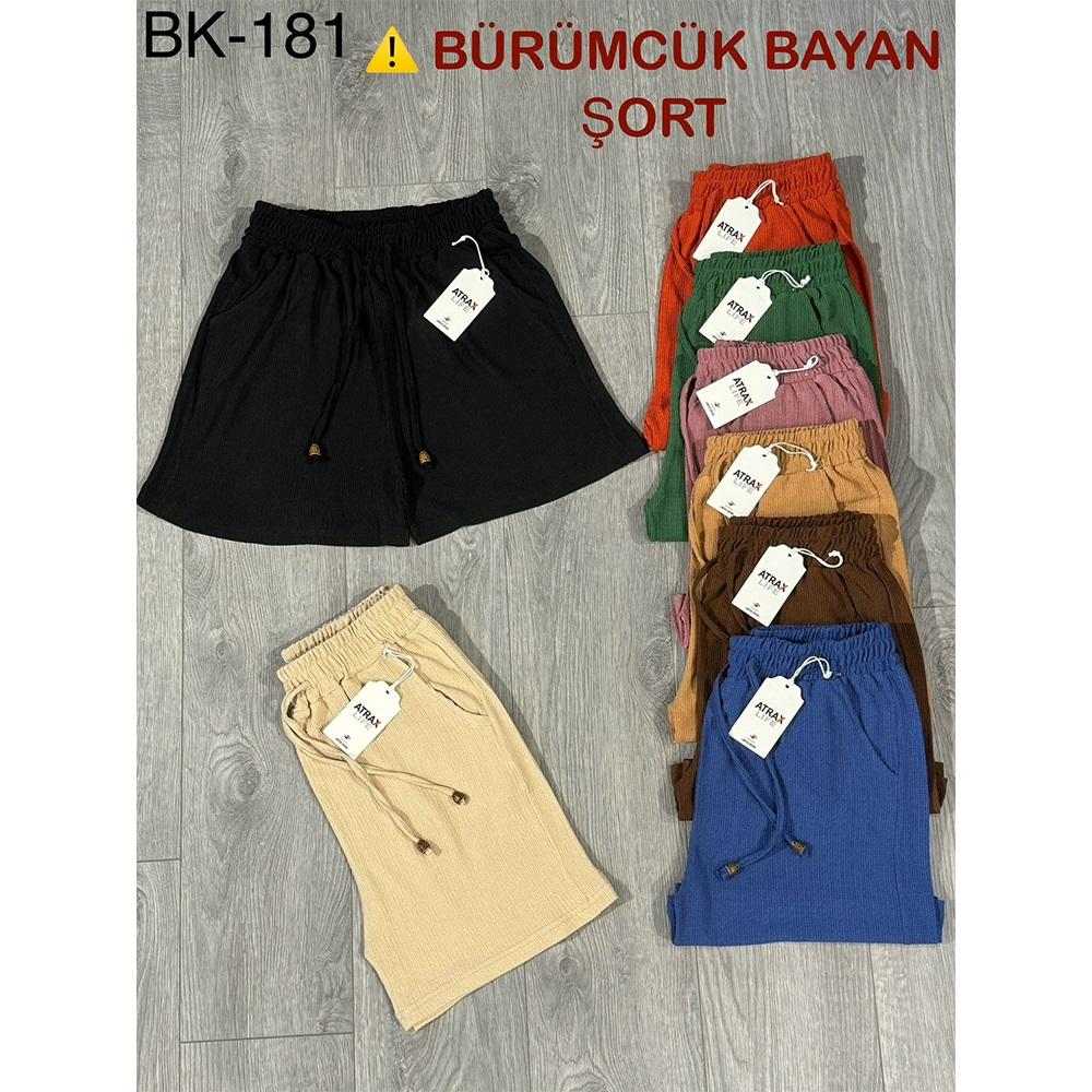 Atrax BK-181 Bayan Bürümcük Şort S-XXL