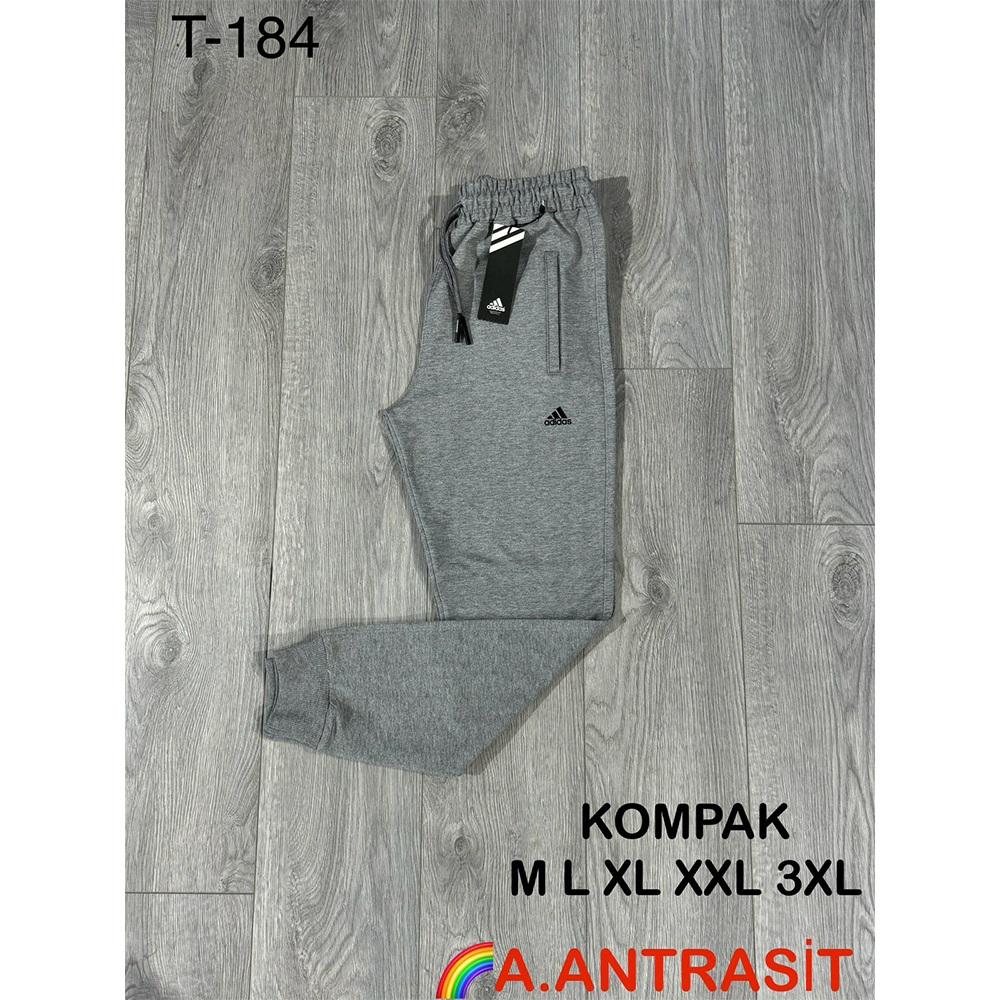 Atrax T-184 Erkek Kompak Paça Ribanalı Adidas Bas Eşofman Alt M-3XL