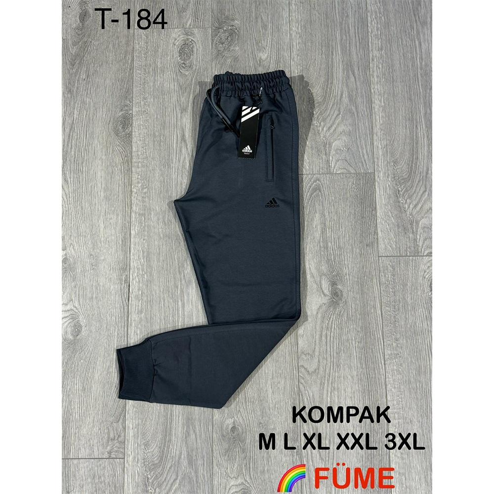 Atrax T-184 Erkek Kompak Paça Ribanalı Adidas Bas Eşofman Alt M-3XL