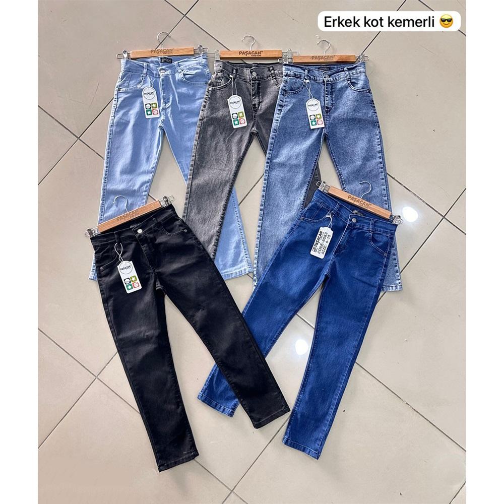 Paşacan 6085-2 Erkek Çocuk Rock Basic Kot Pantolon 11-15 Yaş